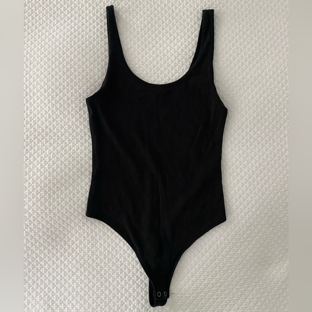 Abercrombie & Fitch Black Tank Top Bodysuit